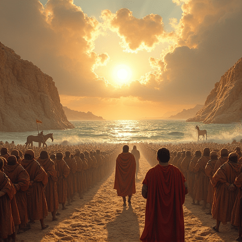 stories in the biblelist The Parting of the Red Sea (Exodus 14)