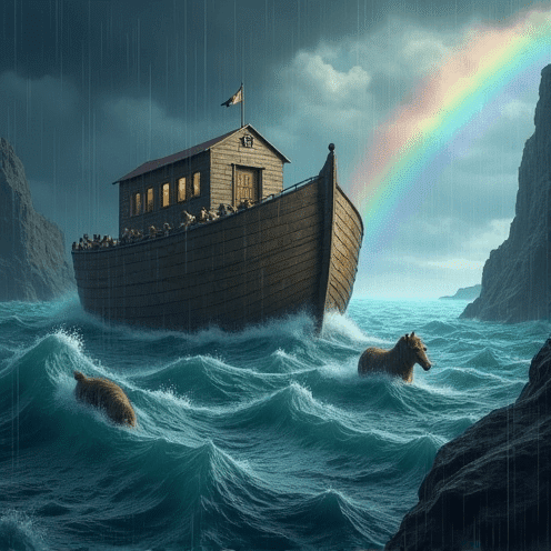 stories in the biblelist The Story of Noah's Ark and the Great Flood (Genesis 6-9): A Tale of Divine Judgment and Mercy