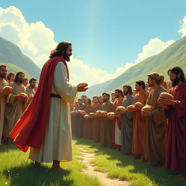 A Short Story from the Bible: The Feeding of the Five Thousand